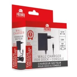 ALIMENTATION SECTEUR DOCK + CONSOLE SWITCH FREAK AND GEEKS