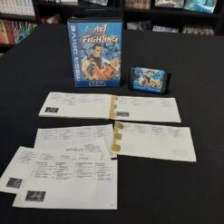 ART OF FIGHTING COMPLET MEGA DRIVE NOTICE ABIMEE -Jeux Sur Console art of fighting complet mega drive notice abimee 2