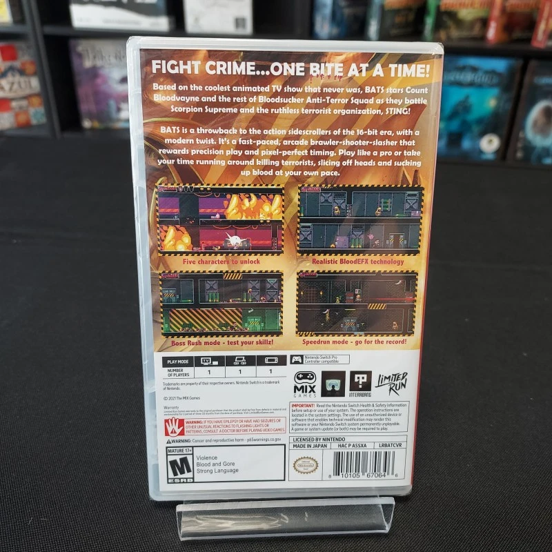 BATS BLOODSUCKER ANTI-TERROR SQUAD LIMITED RUN BLISTER SWITCH 4 BATS BLOODSUCKER ANTI-TERROR SQUAD LIMITED RUN BLISTER SWITCH – Image 2