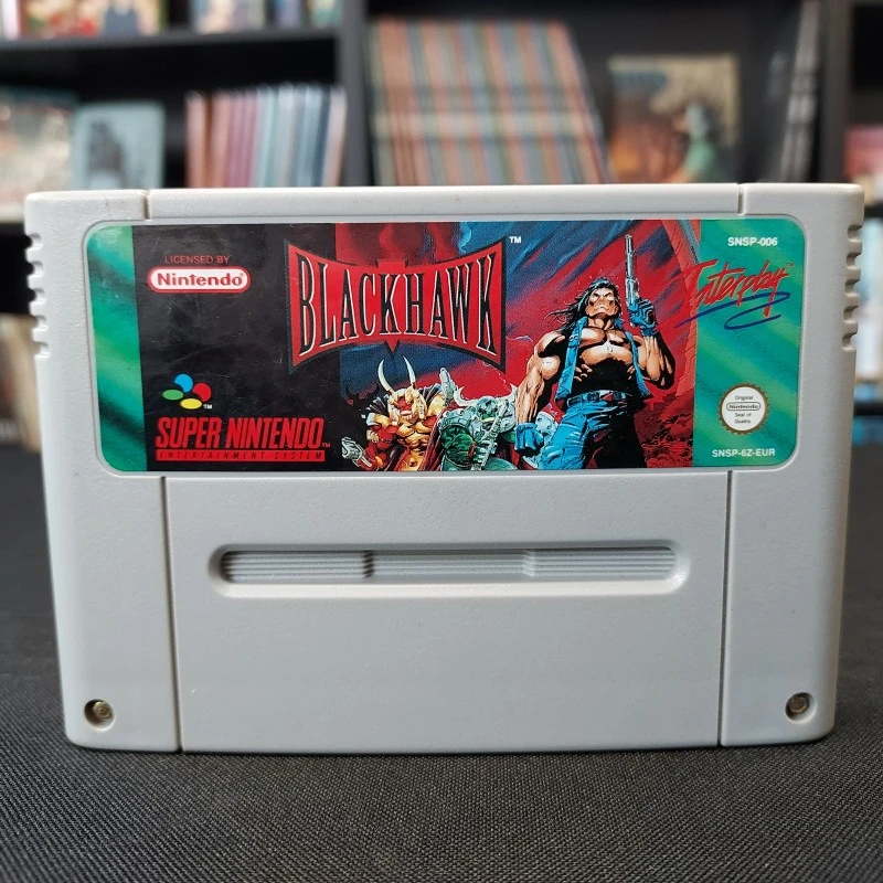 BLACKHAWK CARTOUCHE SEULE EUR SUPER NINTENDO 3 BLACKHAWK CARTOUCHE SEULE EUR SUPER NINTENDO