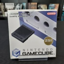 CARTE MEMOIRE 251 BLOCS COMPLET GAMECUBE
