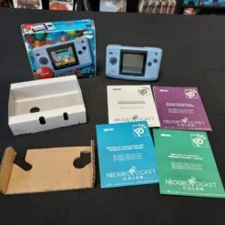 CONSOLE NEO GEO POCKET COLOR BLUE COMPLET EN BOITE -Jeux Sur Console console neo geo pocket color blue complet en boite 10
