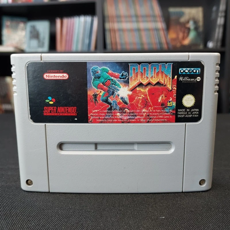 DOOM CARTOUCHE SEULE FAH SUPER NINTENDO 3 DOOM CARTOUCHE SEULE FAH SUPER NINTENDO