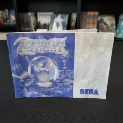 DRAGON CRYSTAL NOTICE ABIMEE MASTER SYSTEM -Jeux Sur Console dragon crystal notice abimee master system 3