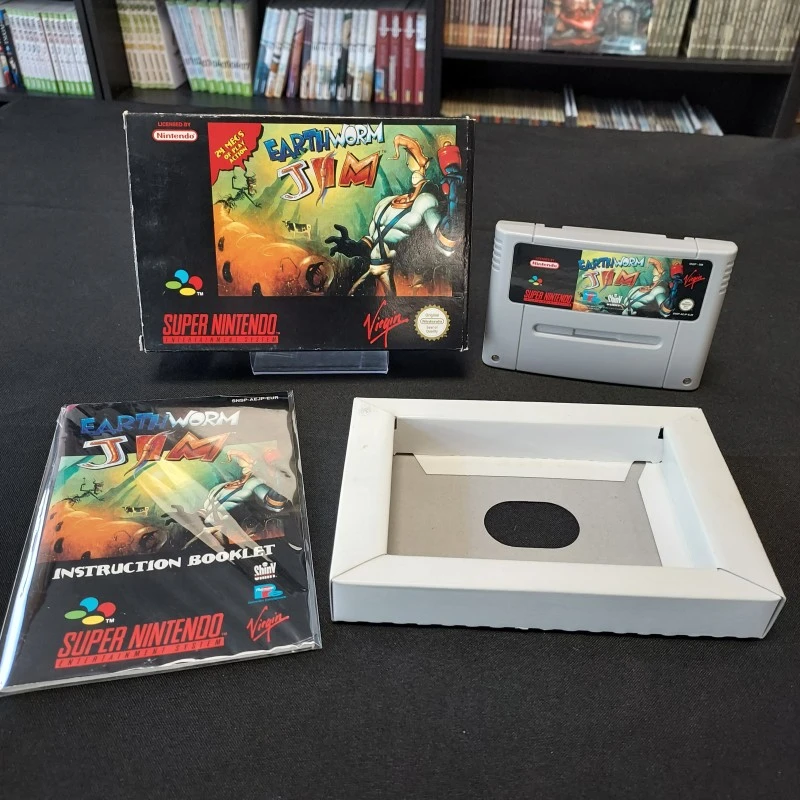 EARTHWORM JIM COMPLET PAL EUR VF SUPER NINTENDO SNES 4 EARTHWORM JIM COMPLET PAL EUR VF SUPER NINTENDO SNES – Image 2