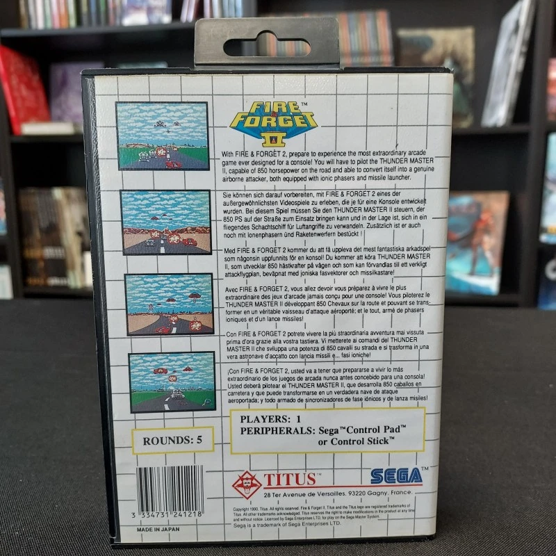 FIRE & FORGET 2 COMPLET MASTER SYSTEM 6 FIRE & FORGET 2 COMPLET MASTER SYSTEM – Image 4