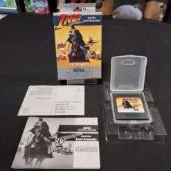 INDIANA JONES AND THE LAST CRUSADE US GOLD COMPLET GAME GEAR -Jeux Sur Console indiana jones and the last crusade us gold complet game gear 1