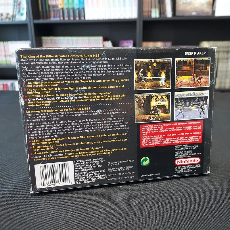 KILLER INSTINCT COMPLET FAH SUPER NINTENDO SNES 6 KILLER INSTINCT COMPLET FAH SUPER NINTENDO SNES – Image 4