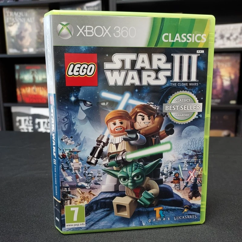 LEGO STAR WARS III 3 BEST SELLER UKV COMPLET XBOX 360 FR DISPO 3 LEGO STAR WARS III 3 BEST SELLER UKV COMPLET XBOX 360 FR DISPO