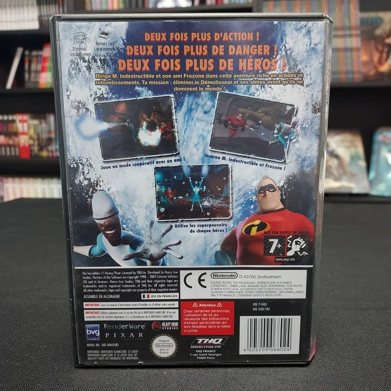 LES INDESTRUCTIBLES LA TERRIBLE ATTAQUE DU DEMOLISSEUR COMPLET GAMECUBE 5 LES INDESTRUCTIBLES LA TERRIBLE ATTAQUE DU DEMOLISSEUR COMPLET GAMECUBE – Image 3