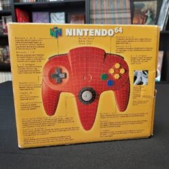 MANETTE NINTENDO 64 ROUGE OFFICIELLE BOITE AVEC CALE -Jeux Sur Console manette nintendo 64 rouge officielle boite avec cale 2