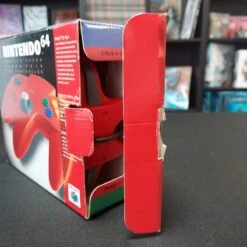 MANETTE NINTENDO 64 ROUGE OFFICIELLE BOITE AVEC CALE -Jeux Sur Console manette nintendo 64 rouge officielle boite avec cale 8