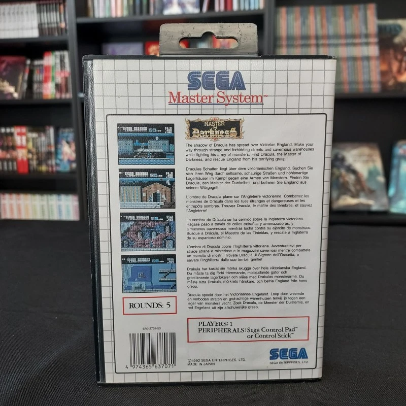 MASTER OF DARKNESS COMPLET MASTER SYSTEM 7 MASTER OF DARKNESS COMPLET MASTER SYSTEM – Image 5