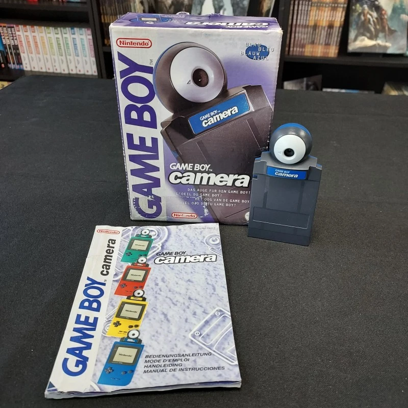 NINTENDO GAME BOY CAMERA BLEUE AVEC NOTICE ABIMEE 4 NINTENDO GAME BOY CAMERA BLEUE AVEC NOTICE ABIMEE – Image 2
