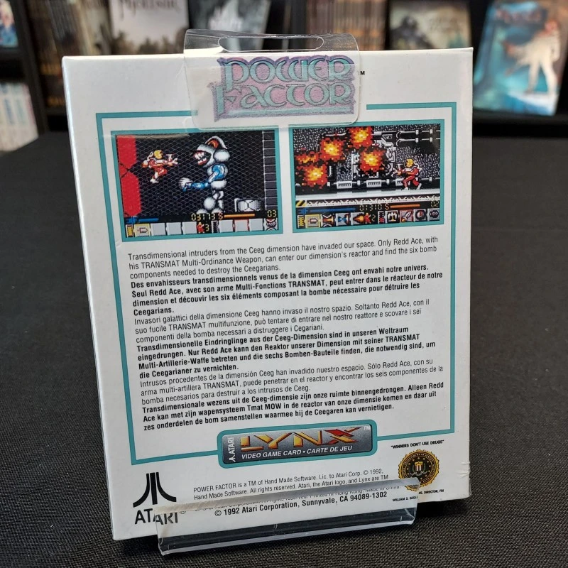POWER FACTOR NEUF BLISTER ATARI LYNX 5 POWER FACTOR NEUF BLISTER ATARI LYNX – Image 3