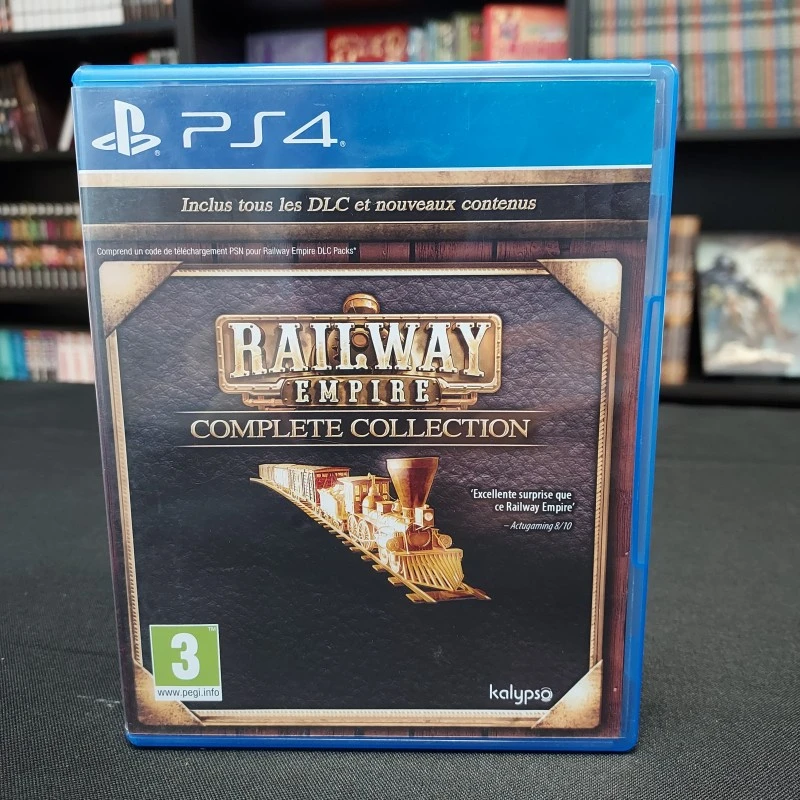RAILWAY EMPIRE COMPLETE COLLECTION PS4 3 RAILWAY EMPIRE COMPLETE COLLECTION PS4