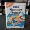SUMMER GAMES COMPLET NOTICE ABIMEE MASTER SYSTEM -Jeux Sur Console summer games complet notice abimee master system