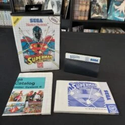 SUPERMAN OF STEEL COMPLET MASTER SYSTEM -Jeux Sur Console super man of steel complet master system 1