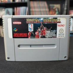 TECMO SUPER NBA BASKETBALL CARTOUCHE SEULE FAH SUPER NINTENDO