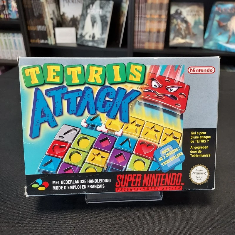 TETRIS ATTACK COMPLET FAH CARTOUCHE ABIMEE SUPER NINTENDO SNES 3 TETRIS ATTACK COMPLET FAH CARTOUCHE ABIMEE SUPER NINTENDO SNES