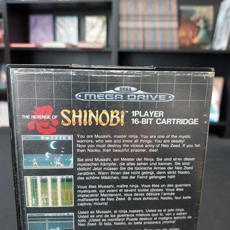 THE REVENGE OF SHINOBI COMPLET JAQUETTE ABIMEE MEGA DRIVE 9 THE REVENGE OF SHINOBI COMPLET JAQUETTE ABIMEE MEGA DRIVE – Image 7