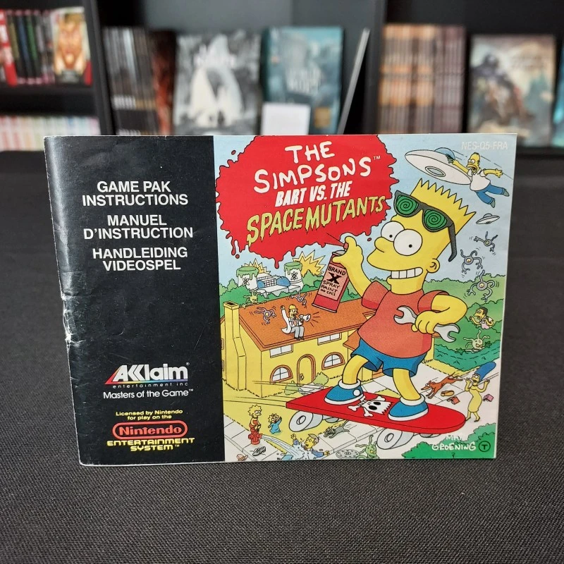THE SIMPSONS BART VS THE SPACE MUTANTS COMPLET PAL FRA NOTICE ABIMEE + DECHIRURE LANGUETTE NINTENDO NES 19 THE SIMPSONS BART VS THE SPACE MUTANTS COMPLET PAL FRA NOTICE ABIMEE + DECHIRURE LANGUETTE NINTENDO NES – Image 17