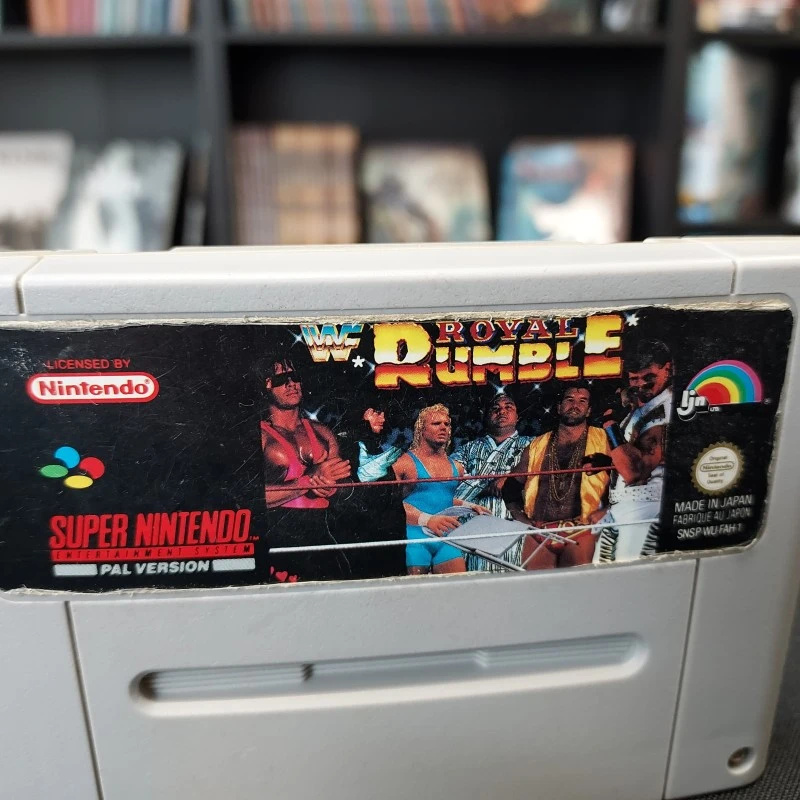 WWF ROYAL RUMBLE CARTOUCHE SEULE JAUNIE FAH SUPER NINTENDO 4 WWF ROYAL RUMBLE CARTOUCHE SEULE JAUNIE FAH SUPER NINTENDO – Image 2