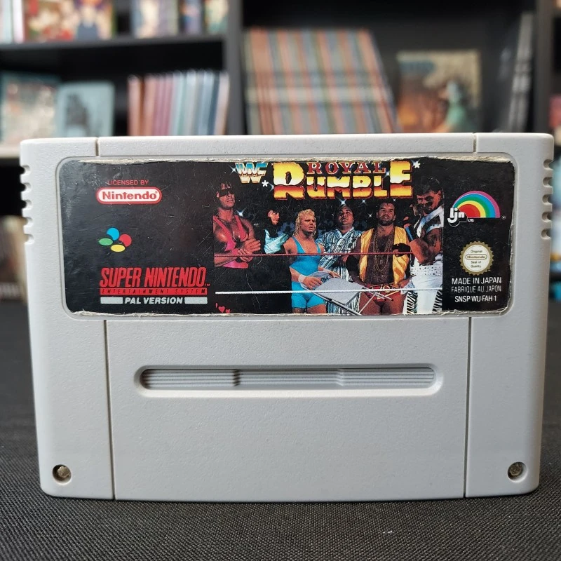 WWF ROYAL RUMBLE CARTOUCHE SEULE JAUNIE FAH SUPER NINTENDO 3 WWF ROYAL RUMBLE CARTOUCHE SEULE JAUNIE FAH SUPER NINTENDO