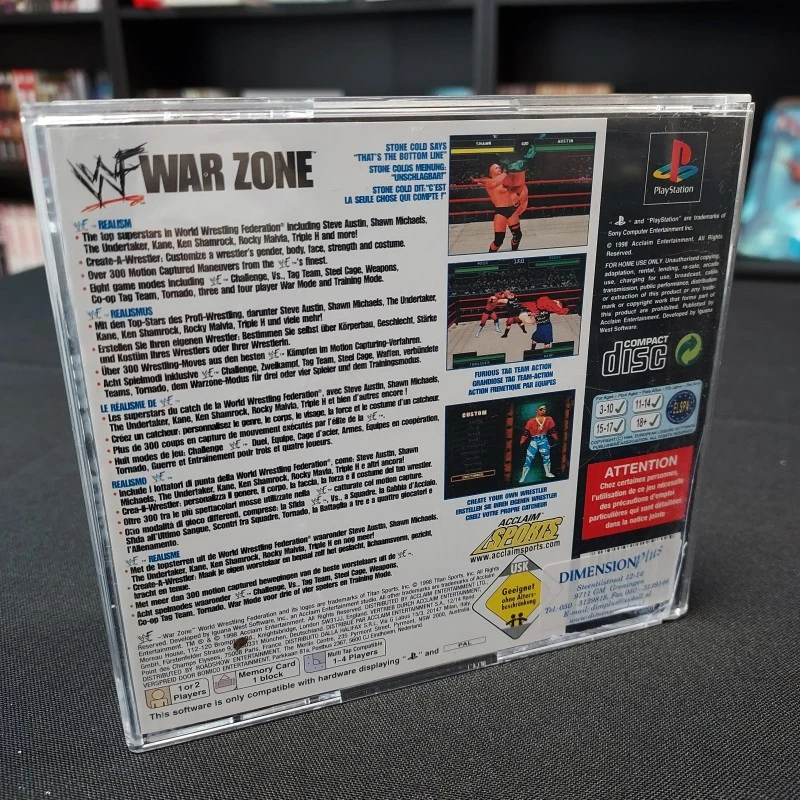 WWF WAR ZONE COMPLET PS1 6 WWF WAR ZONE COMPLET PS1 – Image 4